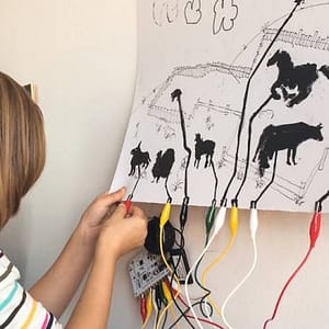 Biglietti Bare Conductive ad inchiostro conduttivo